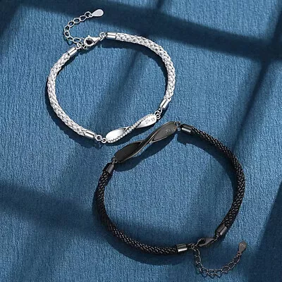 Love Bracelet For Lovers And Sent Best Friends Couples Bracelet Mobius Strip • $8.99