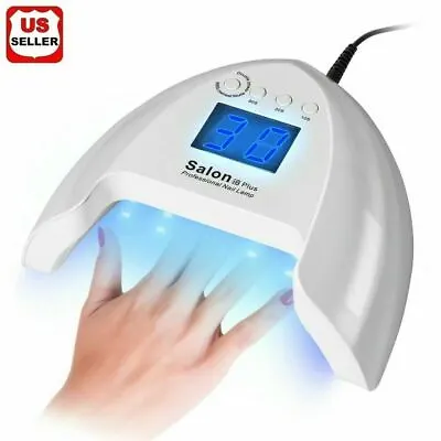 54w Professional UV LED Nail Polish Dryer Lamp Curing Manicure Acrylic Machine • $15.98