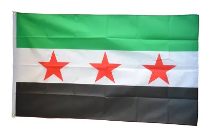 Syria Rebel Flag - Large Flag 5 X 3 FT • £6.99