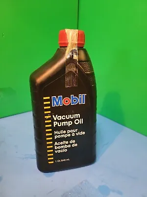 $10.90 • Buy Mobil 1Qt. Mobil Vacuum Pump Oil, Sae Grade 20 - Brand New
