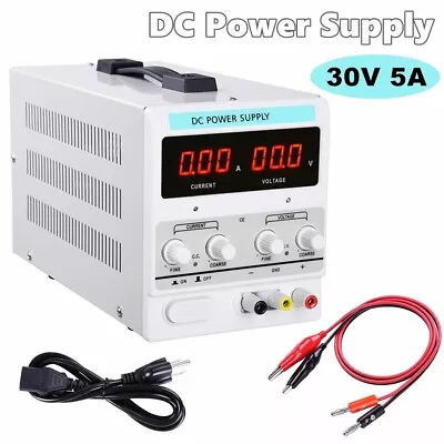 5A 30V DC Power Supply | Adjustable Dual Digital Variable Precision | Lab Grade • $49.99