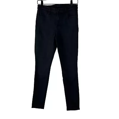 J Brand Womens Maria Skinny Jeans Black Cotton Blend Stretch Mid Rise Denim 28 • $34.99
