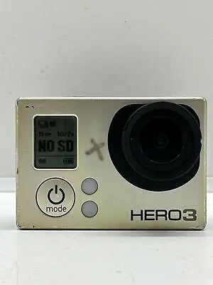GoPro Hero 3 Action Camera Silver Edition Device “No Parts” (Pre-owned) • $99
