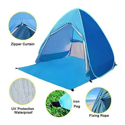 Pop Up Beach Garden Tent Beach Shade Sun Shelter Protection INFANT 50+ UV / UPF • £25.98