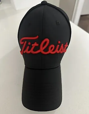  Titleist Tour Sports Mesh Hat - Black/RED - M/L • $30