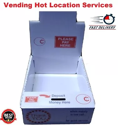 Vending Business Hot Location Route Display Honor Box Toffee Candy Lollipop • $29.79