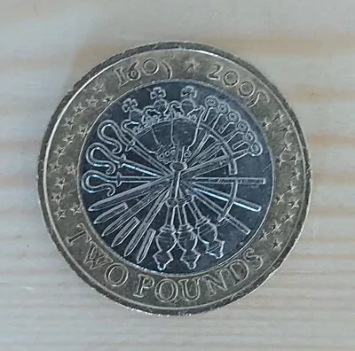 2005 Guy Fawkes 2 Pound Coin. (17) • £4.99