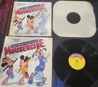 V/A - Walt Disney Productions Mousercise - Disneyland LP W/BOOK • $19.99