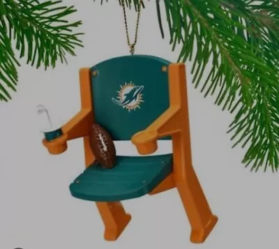 NFL Miami Dolphins STADIUM SEAT Christmas ORNAMENT. Cute Gift. Brand New In Box • $7.50