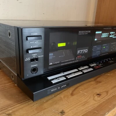 £650 • Buy Vintage AIWA AD-F770 3-Head Stereo Cassette Deck - Original Protective Plastic