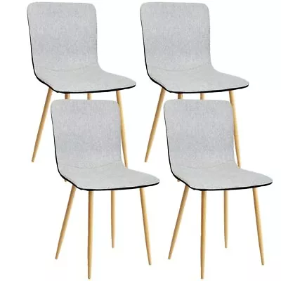 Modern Upholstered Fabric Side Dining Chair Set Of 4 For Kitchen Living Room ... • $265.65