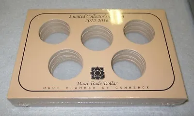 ☆ LOT Of 10 Series 5 MAUI TRADE DOLLARS 5 Coin Set Holders Only 2012 - 2016 • $15