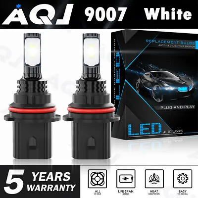 9007 HB5 LED Headlight Bulbs Conversion Kit High Low Dual Beam 6500K Super White • $20.99