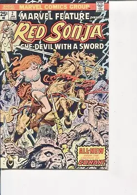 Marvel Feature 2 Vf Red Sonja 1976 • $14