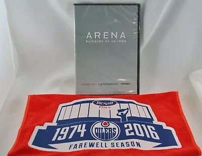 Vintage Edmonton Oilers  Arena  DVD Plus Fan Towel  Goodbye To Rexall Place  • $33.23