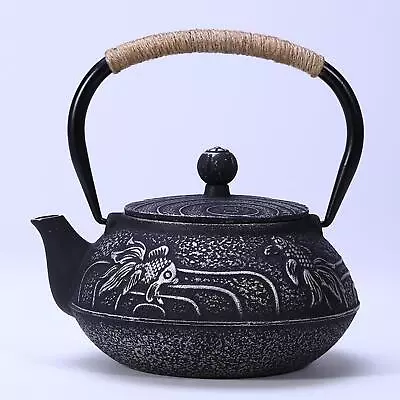 Chinese Cast Iron TeapotHandmade Tea KettleCoffee PotsJapanese Tea Pot For • $72.75