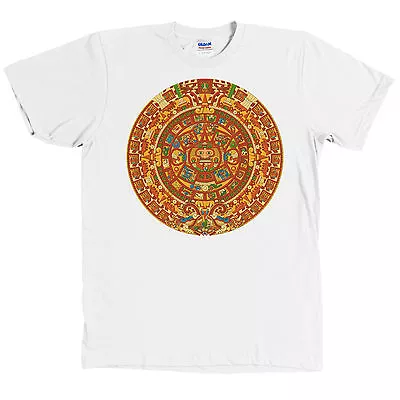 Mayan Calendar T Shirt Aztec Tee NEW WITH TAGS • $19.95