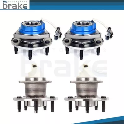 4 Front Rear Wheel Hub Bearing For Chevrolet Impala Pontiac Grand Prix Buick ABS • $103.99