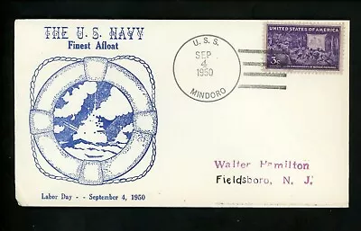 US Naval Ship Cover USS Mindoro CVE-120 Korean War 9/4/1950 Carrier Labor Day • $7.99