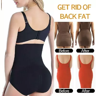 £1.99 • Buy Womens Magic High Waist Slimming Knickers Briefs Firm Tummy Control Underwear UK