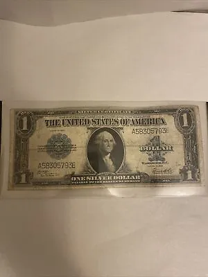 1923 Us Banknote One Dollar Silver Certificate Circulated Note A58305793 • $99