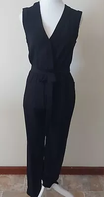 $30 • Buy Bardot - Black Sleeveless Jumpsuit 💙 Size 8