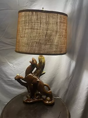 Rare Mid Century Modern￼ Vintage Royal Haeger 1960’s Puma Lamp ￼ • $133