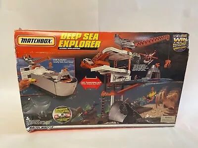 Rare Matchbox Deep Sea Explorer Playset - INCOMPLETE Set In Good Condition! • $35