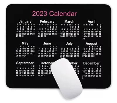 2023 Calendar Mouse Pad Gaming Mouse Mat With Custom Design Square Waterproof • $12.99