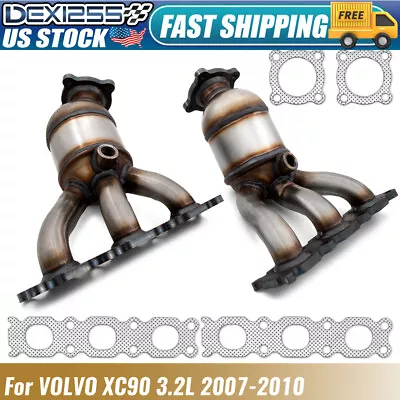 Manifold Catalytic Converter Set For 2007-2010 Volvo XC90 3.2L Left + Right • $145.45