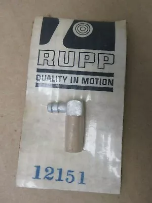 Vintage NOS RUPP Fuel Outlet Elbow 12151 Mini Bike Motorcycle Go Kart Snowmobile • $39.96