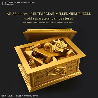 Gold Sarcophagus For Ultimagear Millennium Puzzle [Yu-Gi-Oh!] (Ultimagear) • $43.99