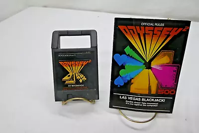 Las Vegas Blackjack (Magnavox Odyssey2 1978) With Manual Tested & Working • $10.99