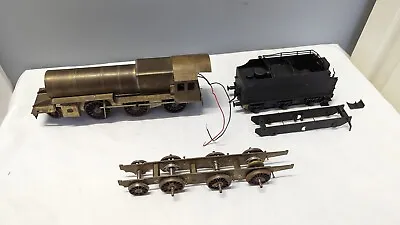 Brass Part-built Kit 'o' Gauge 2-6-0 Crab Steam Locomotive & Tender & Chassis • $575.94