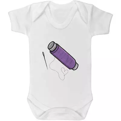 'Sewing Needle And Thread' Baby Grows / Bodysuits (GR038805) • £7.99