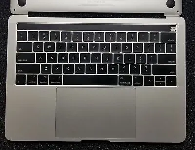 Grd A- MacBook Pro 13  A1706 Silver Top Case Keyboard Battery 90% TrackPad Cover • $59.99
