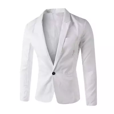 Jacket For Men Waterproof Men Sport Coat Casual Blazer One Button Business Suit • $17.92