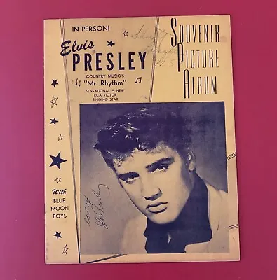 Authentic Elvis Presley & Maybelle Carter Autographs Souvenir Picture Album • $8500