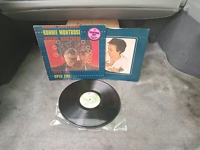 Ronnie Montrose~Open Fire 1978 Warner Brothers BSK-3134 Promo Vinyl VG/EX • $5