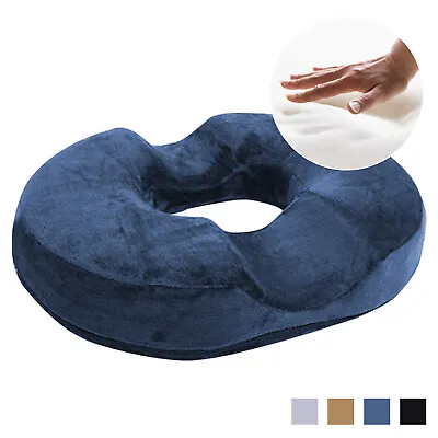 Donut Pillow Memory Foam Seat Cushion Hemorrhoid Tailbone Cushion Pain Relief • $18.99