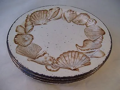 Vintage Midwinter Stonehenge Seascape 3 Bread / Dessert Plates England Wedgwood • $72.95