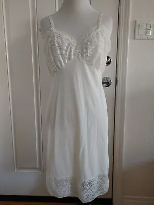 Vintage 50s 60s Van Raalte Slip Size S 36 Stains • $18.50