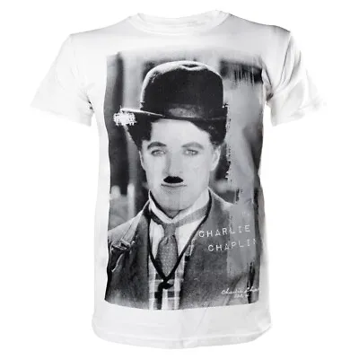 Charlie Chaplin White T-Shirt - S • £20.39
