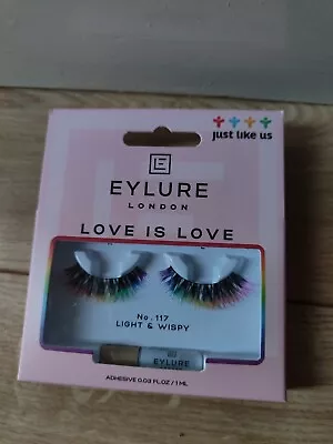 Eylure Love Is Love Pride Lashes - 117 Light & Wispy - False Eyelashes New • £1.49