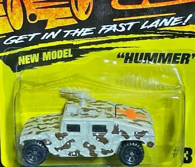 Matchbox Military Hummer Tan #54 1/64  Get In The Fast Lane  • $3.99