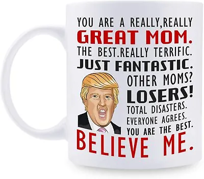 Funny Donald Trump Great Mom Coffee Mug Mommy Special Gift For Mothers Day Cup • $15.99