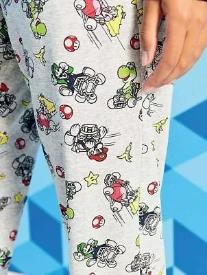 Super Mario Kart Pyjama Long Leg Bottoms - Medium - Mario Kart • $124.44