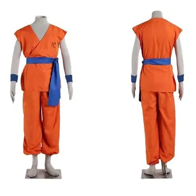 Dragon Ball Z Sun Goku Anime Cosplay Costume Halloween Outfit Party Fancy Dress • $29.99