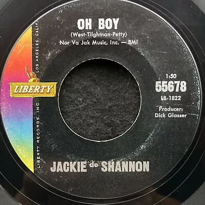 Oh Boy/I'm Looking For Someone To Love By Jackie DeShannon (Liberty 55678) 7  VG • $10
