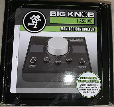 Lot #83 Stevie Wonder- Mackie Big Knob Passive Studio Monitor Controller  • £46.22